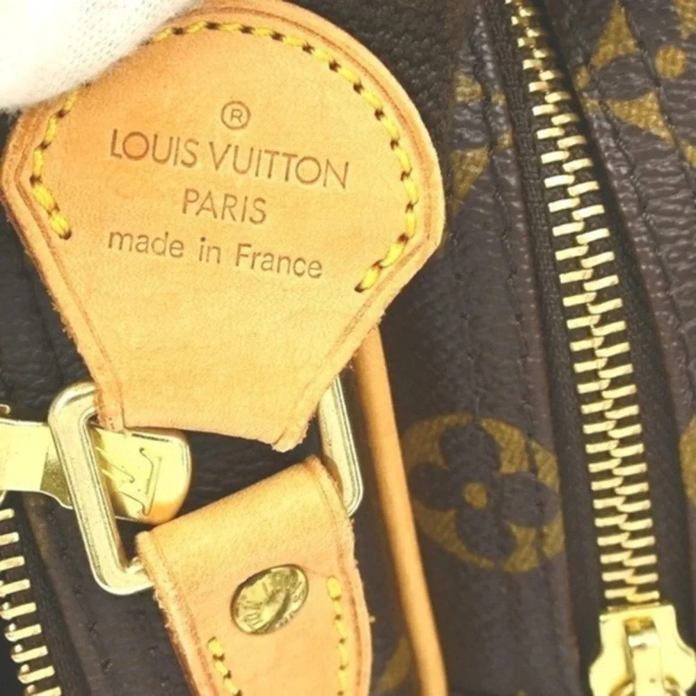 Louis Vuitton Reporter PM Monogram Shoulder Crossbody Messenger Bag Brown